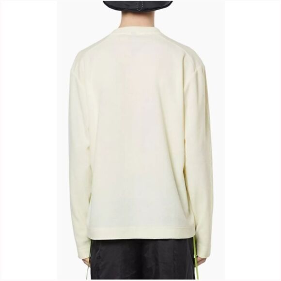 NWTs RAINS Fleece Sweatshirt in Fossil Size Medium - Picture 4 of 11